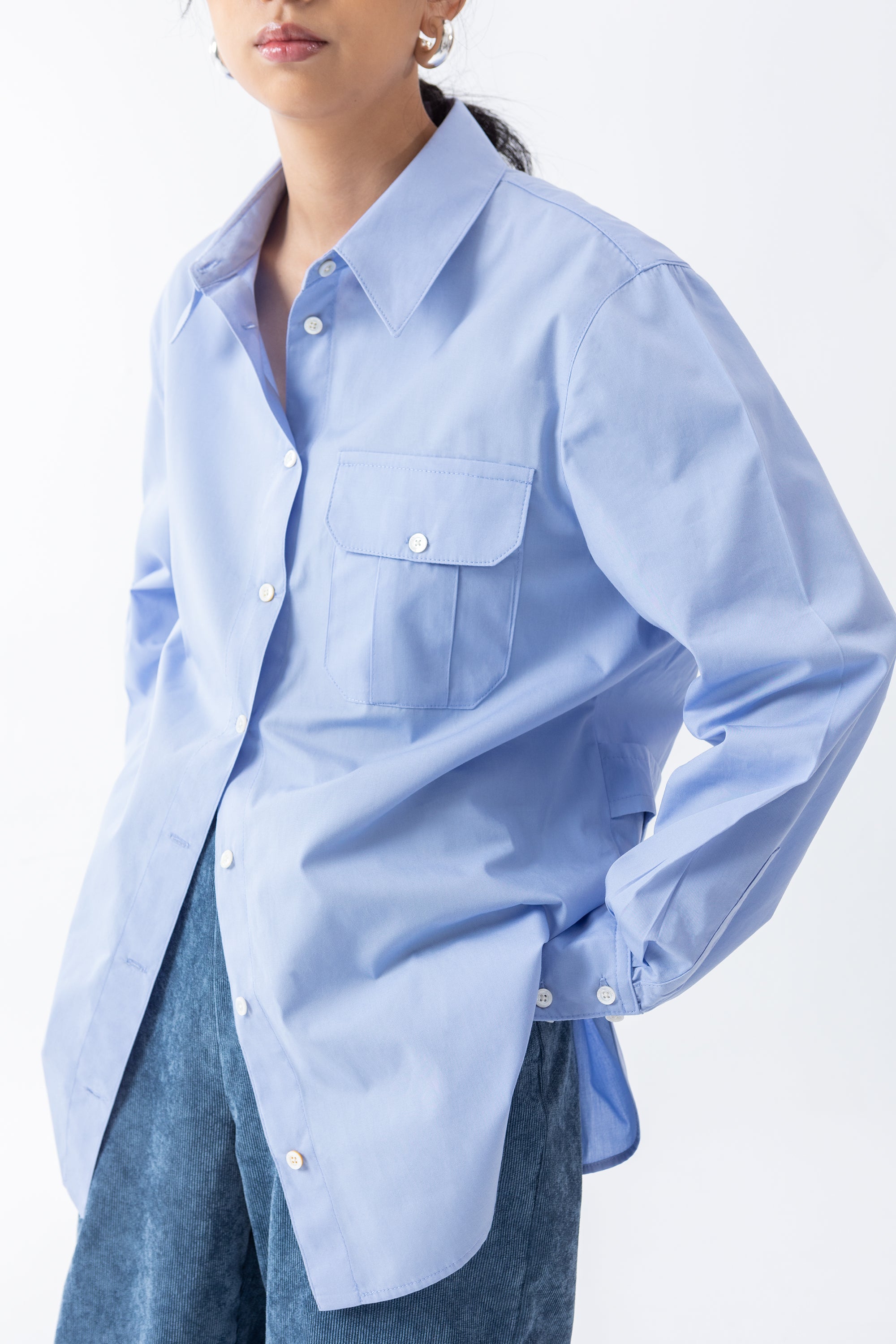 Boyfriend Material Blue Shirt