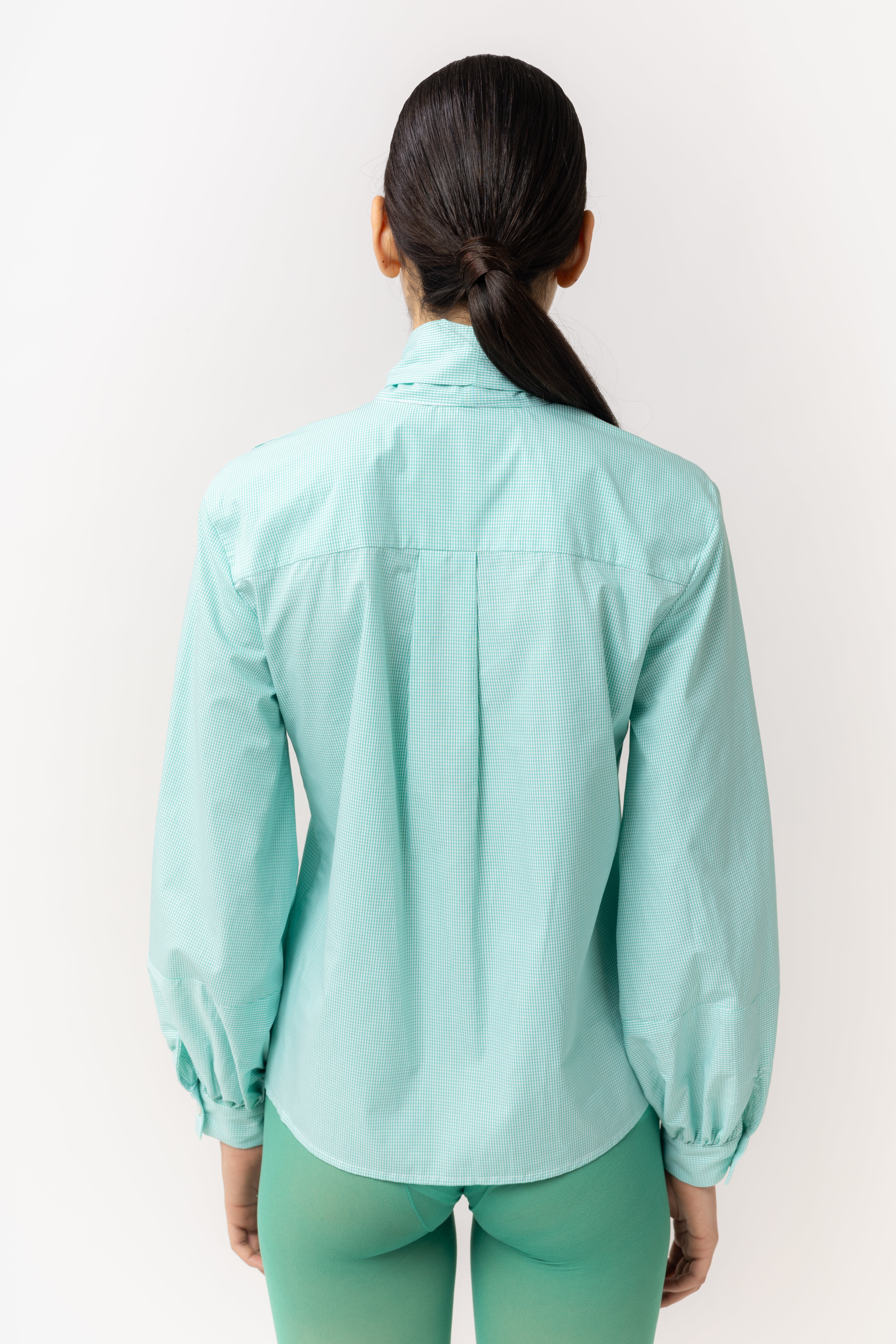 'Juniper Vichy Bow' Chemise