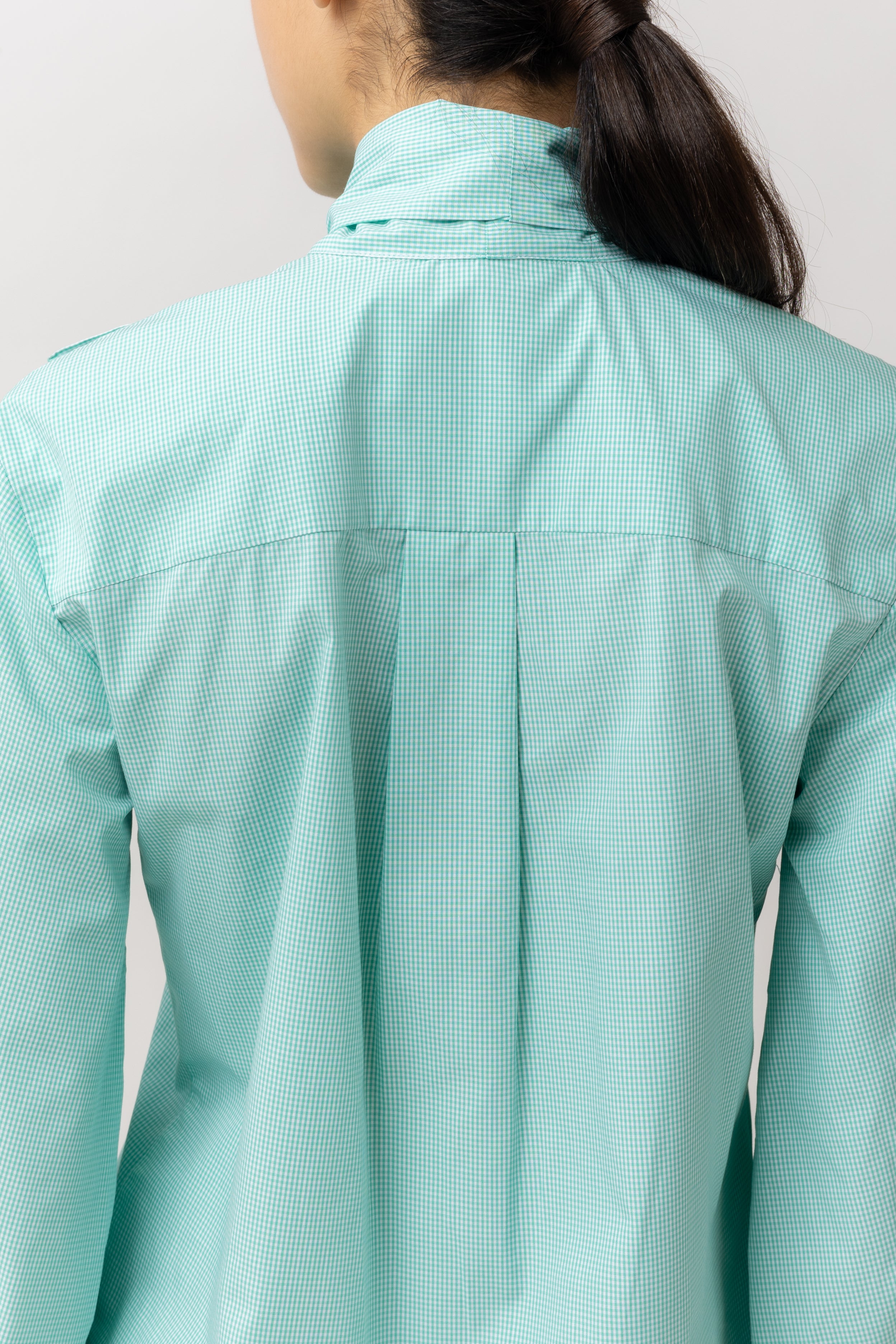 'Juniper Vichy Bow' Chemise