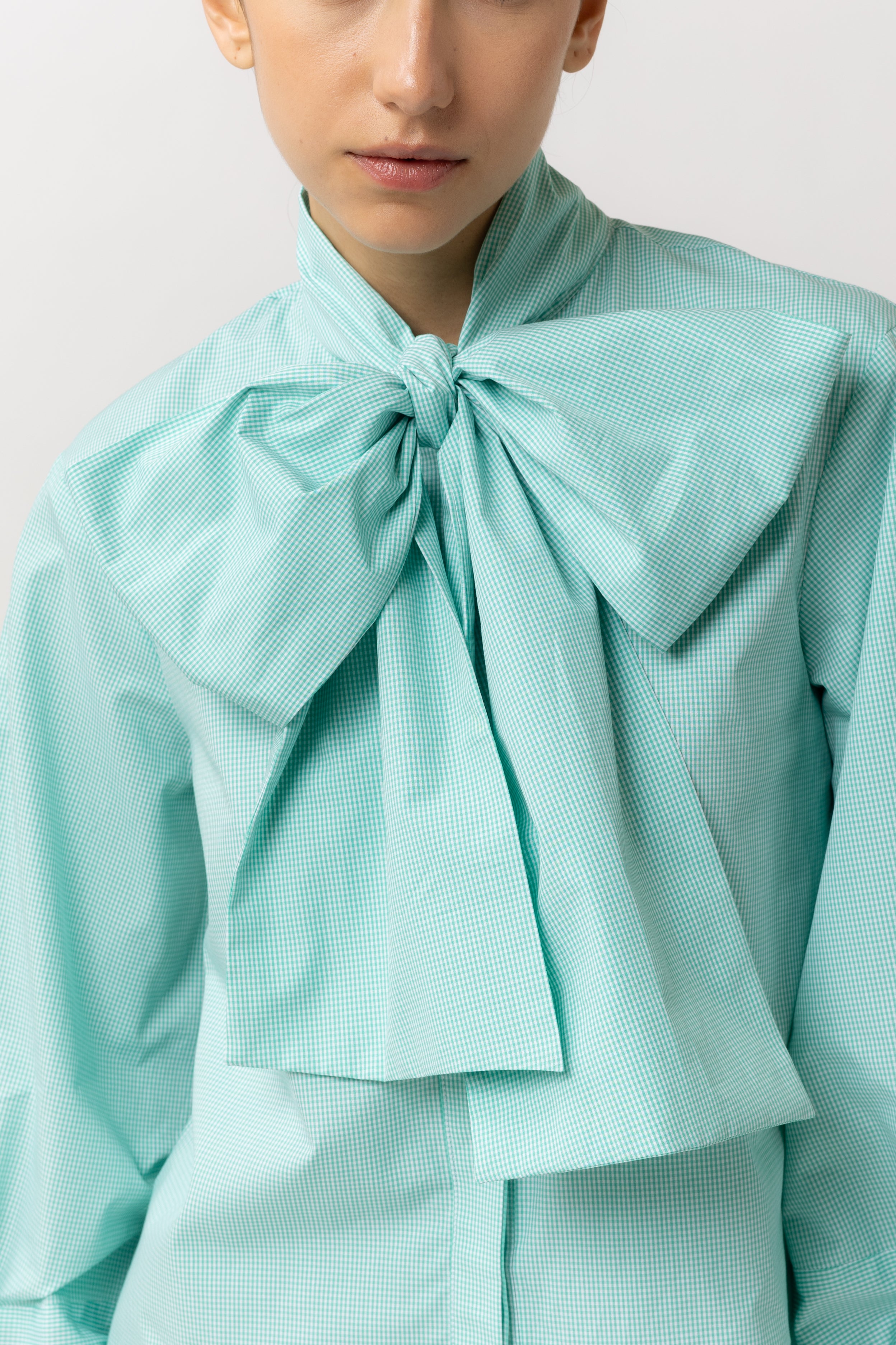 'Juniper Vichy Bow' Chemise