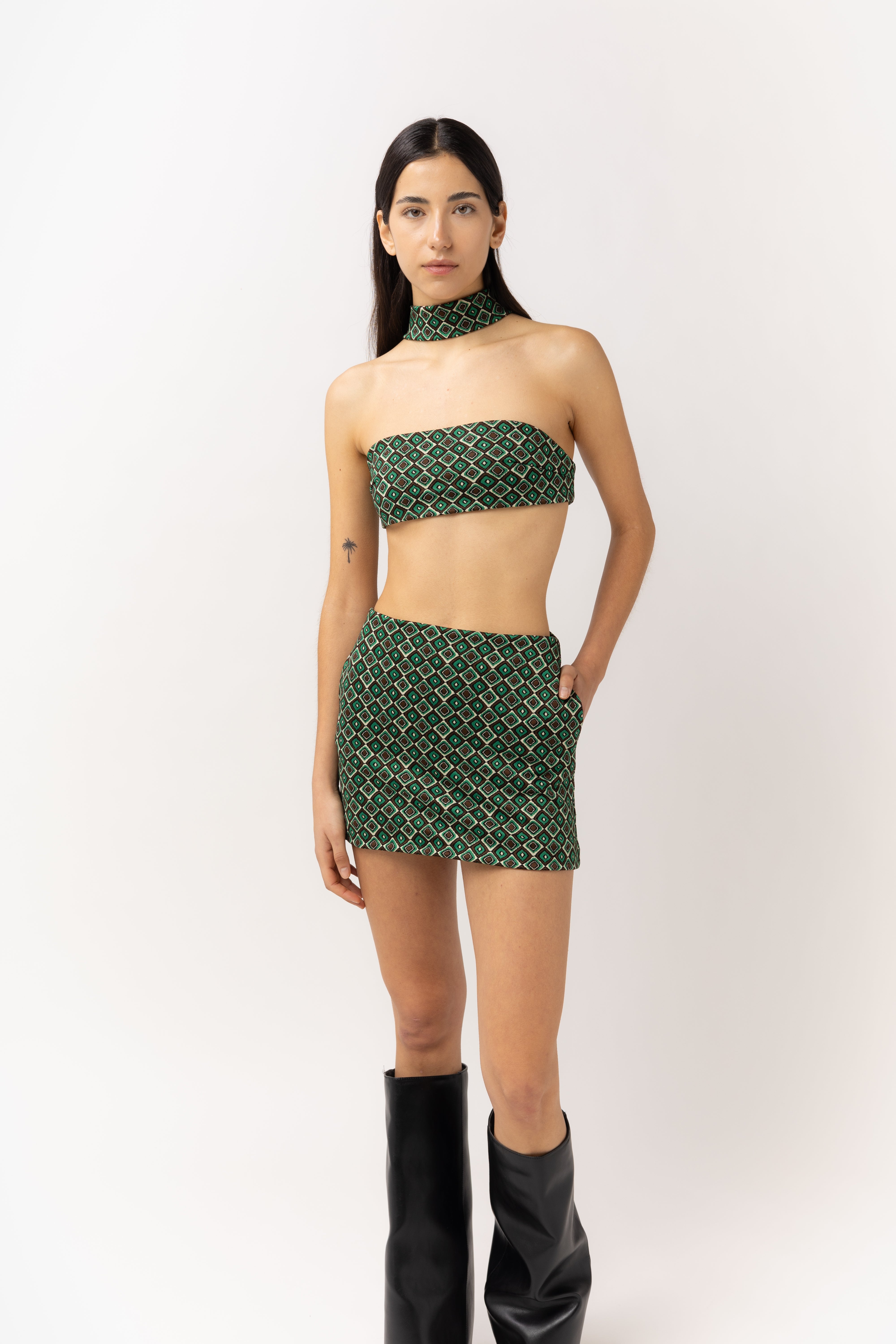'Kiwi' Mini Jupe