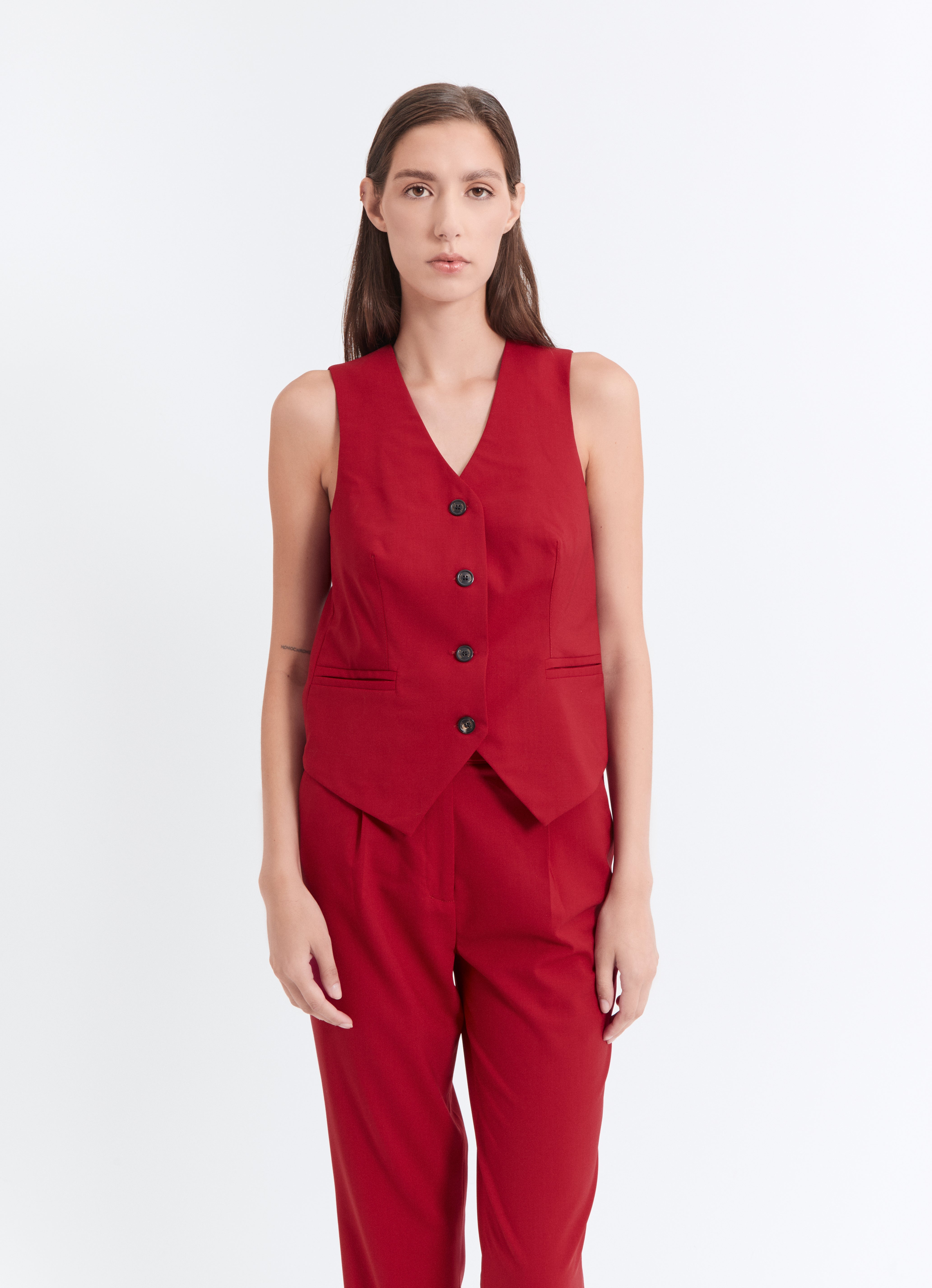'Cherry Dust' Gilet