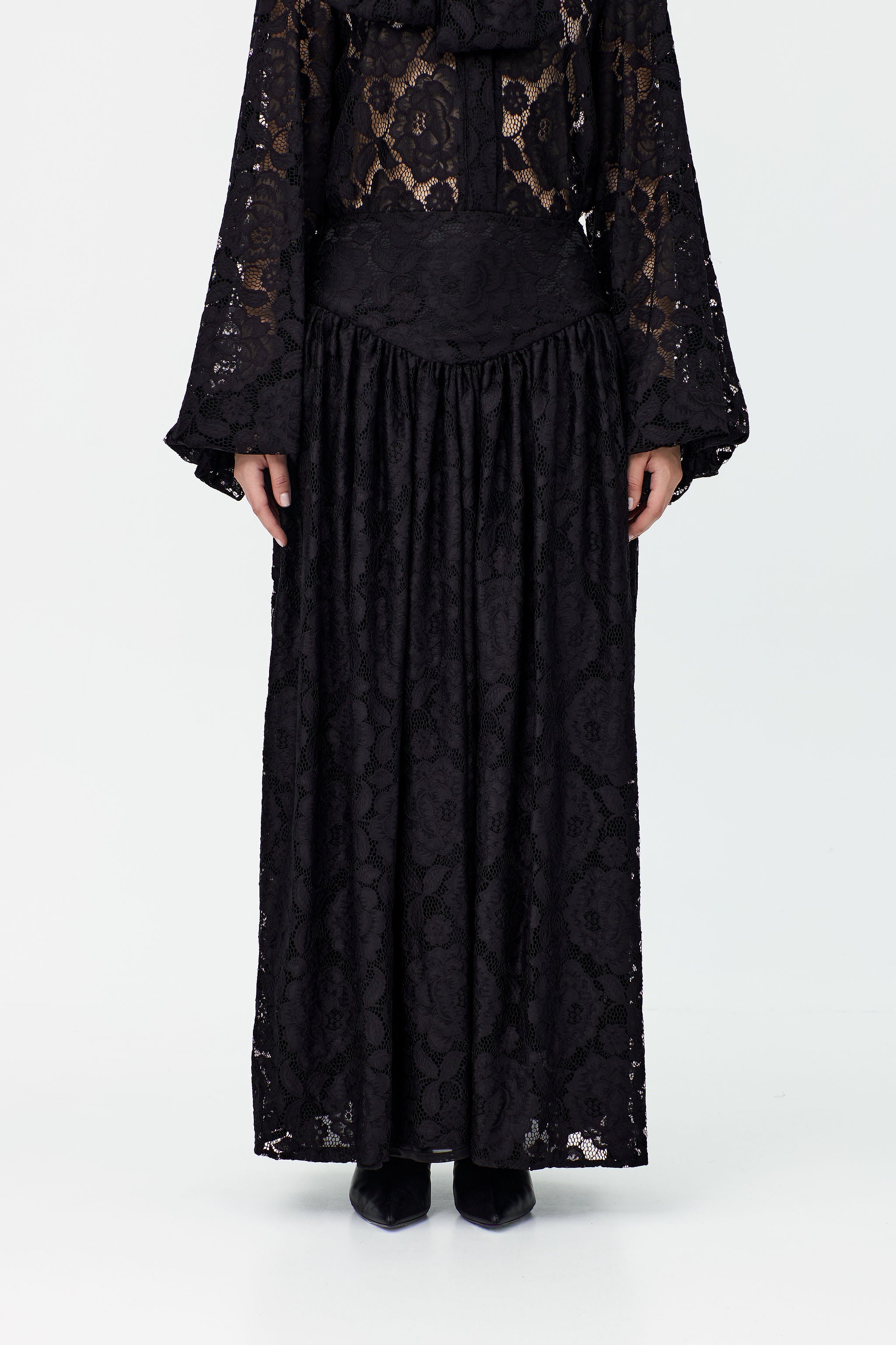 'Lace Noir' Jupe